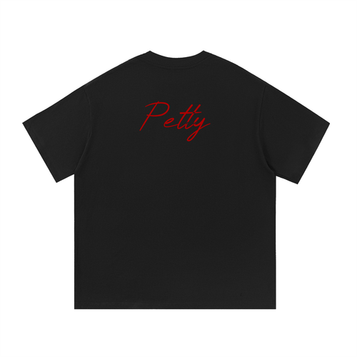 Petty Script Red - Black